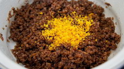 гречка с финиками и апельсинами