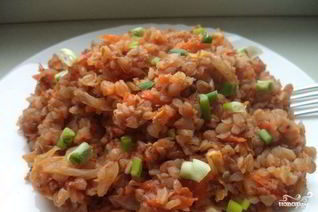 Гречка с капустой