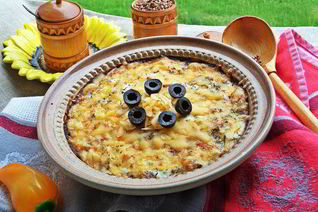 Гречка с курочкой под сыром