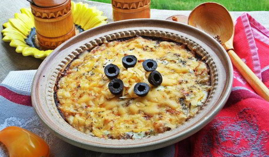 Рецепт гречки с курочкой под сыром