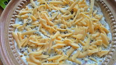 гречка с курочкой под сыром