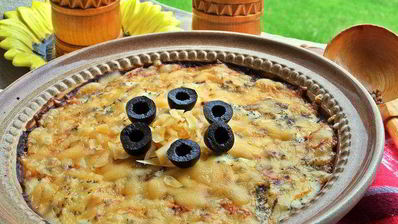 гречка с курочкой под сыром