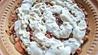 гречка с курочкой под сыром