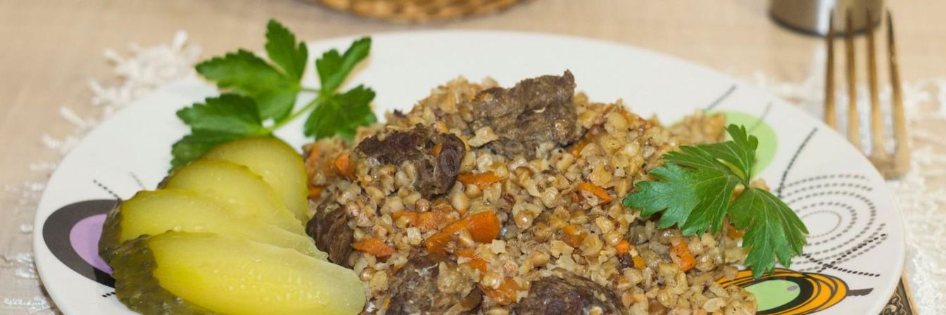 Гречка с мясом и морковью в мультиварке