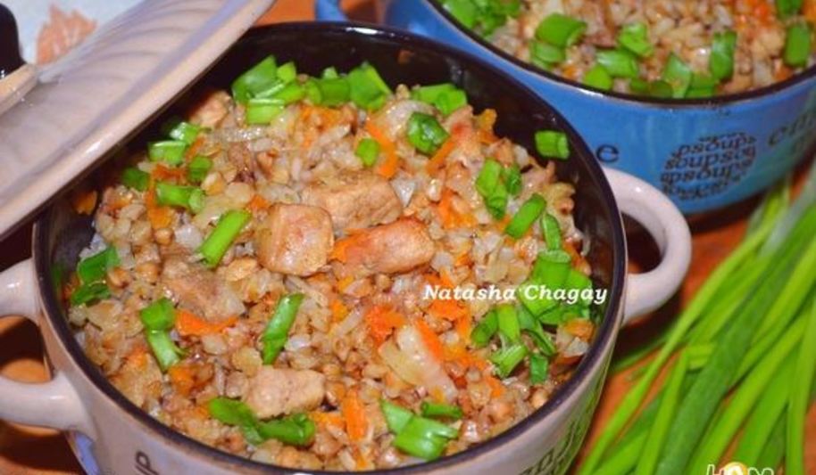 Рецепт гречки с мясом в горшочке