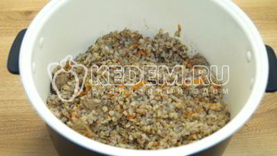 гречка с мясом в мультиварке