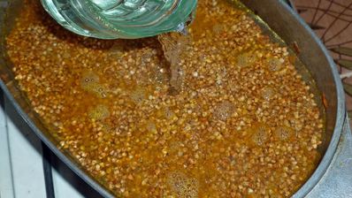 гречка с печенью