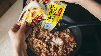 гречка с соусом болоньезе