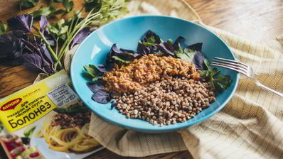 гречка с соусом болоньезе