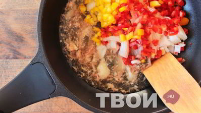 гречка с тушенкой