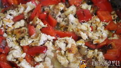 гречневая каша с болгарским перцем и фаршем