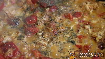 гречневая каша с болгарским перцем и фаршем