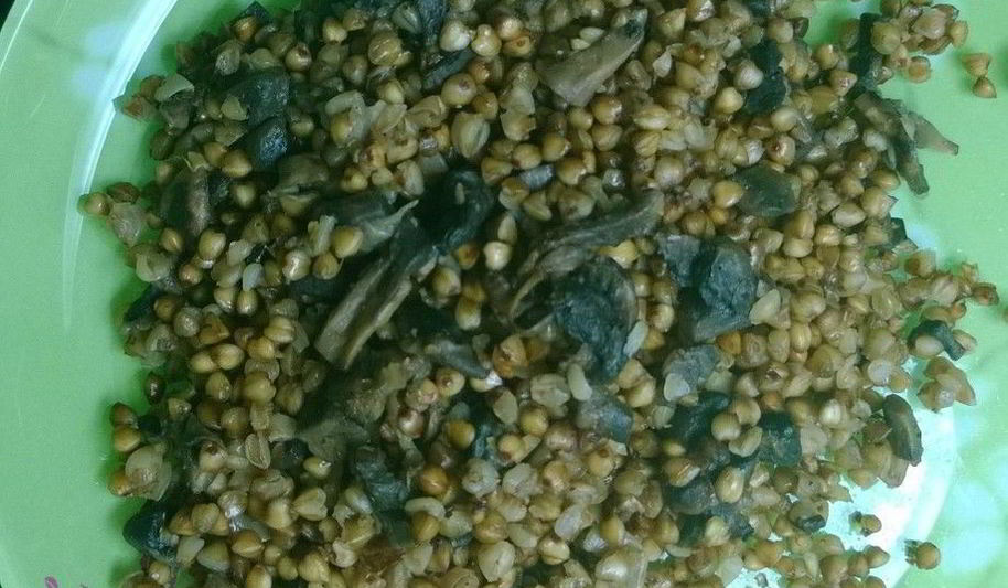 Рецепт гречневой каши с грибами