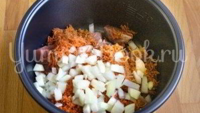 гречневая каша с мясом в мультиварке