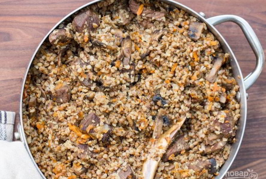 Гречневая каша с мясом