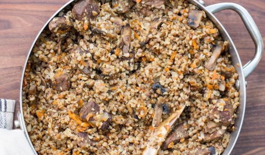 Рецепт гречневой каши с мясом