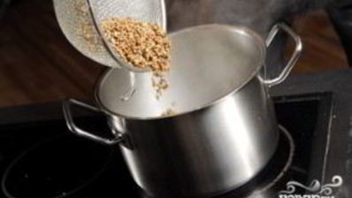 гречневая каша с шампиньонами