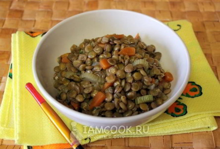 Каша из чечевицы