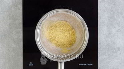 каша из кускуса с молоком