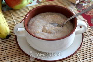 Каша из льняного семени