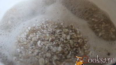 каша из многозерновых хлопьев с говядиной и сыром