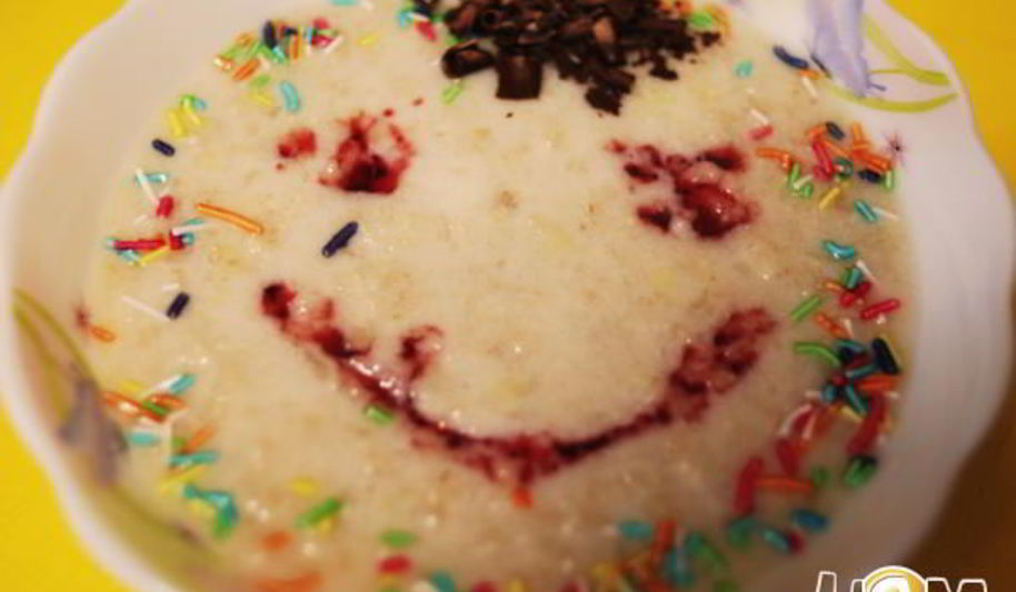 Рецепт каши овсяной с яблоком и бананом