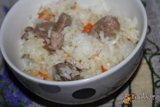 Каша рисовая с индейкой