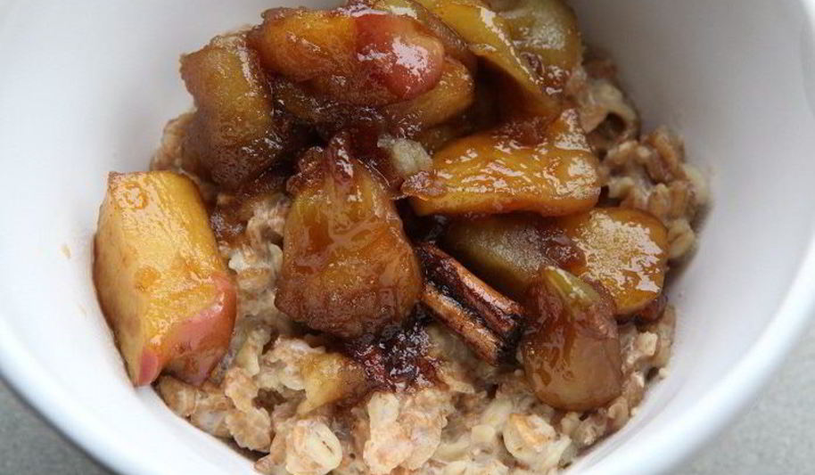 Рецепт каши с пряными яблоками
