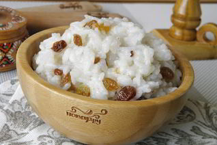 Кутья из риса с изюмом Поминальная