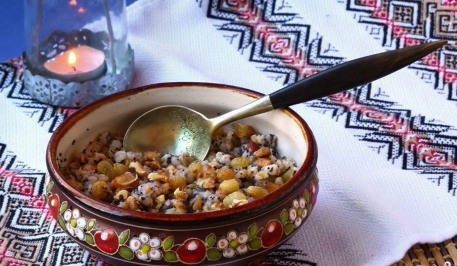 Рецепт кутьи с халвой