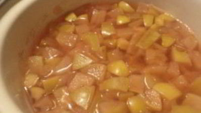 кутья с яблоками