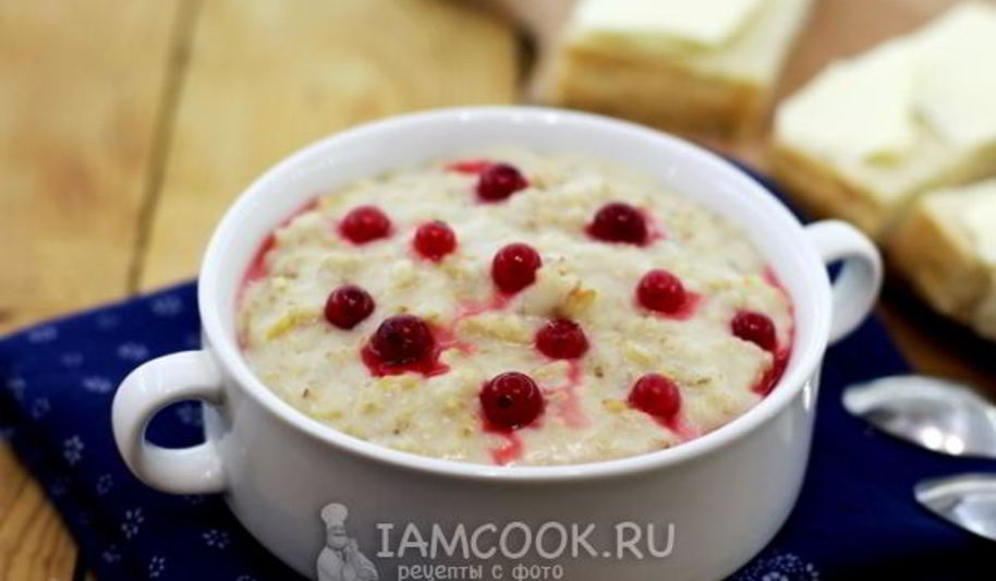 Рецепт овсяной каши в мультиварке