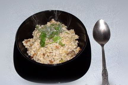 Перловка с грибами