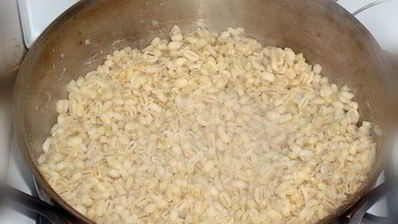 перловка с грибами