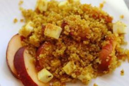 Пшеничная каша с фруктами