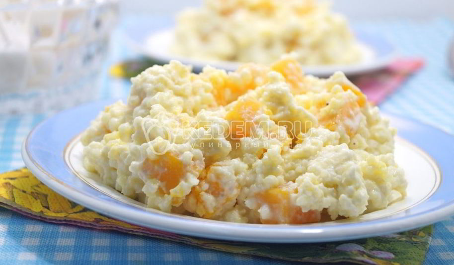 Рецепт пшенной каши с тыквой