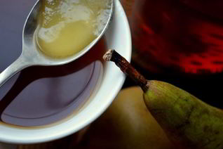 Чай с грушей и белым перцем