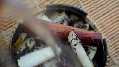 чай с грушей и белым перцем