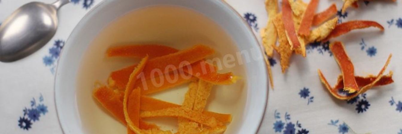 Чай с мандариновой кожурой