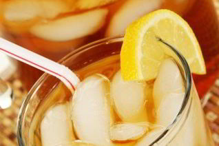 Лимонно-мятный ледяной чай