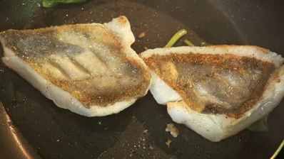 рыба святого петра с чайным соусом бергамот