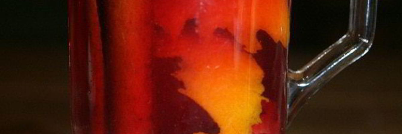 Вишневый чай с медом, апельсиновой цедрой и пряностями