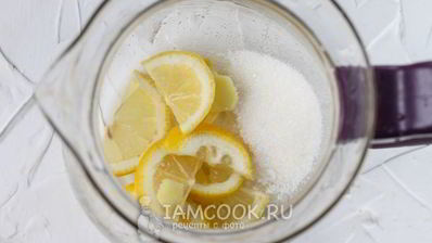 зеленый чай с имбирем и лимоном