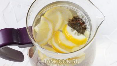 зеленый чай с имбирем и лимоном