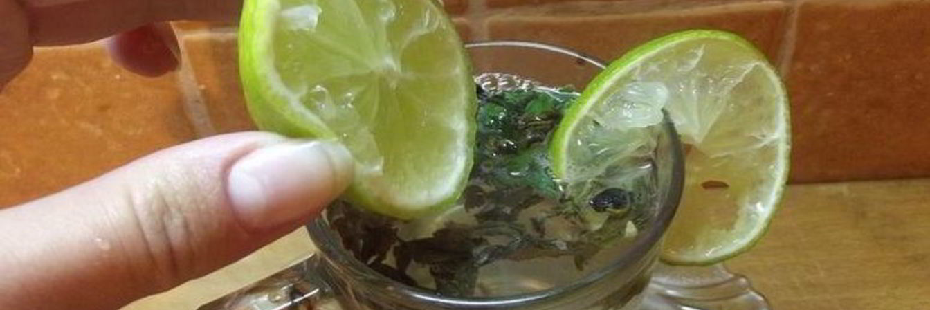 Зеленый чай с лаймом