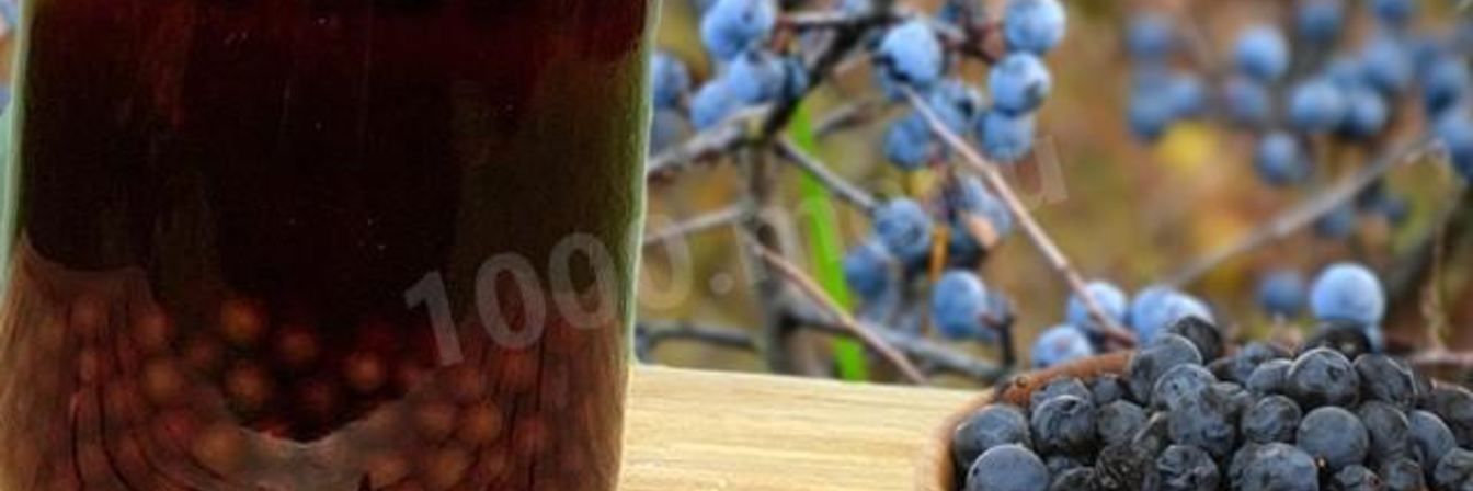 Домашнее терновое вино из терна