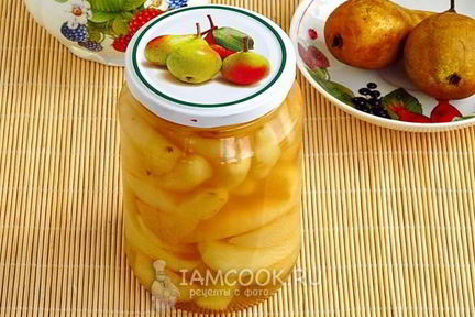 Груши дольками в медовом сиропе