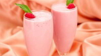 малиновый коктейль