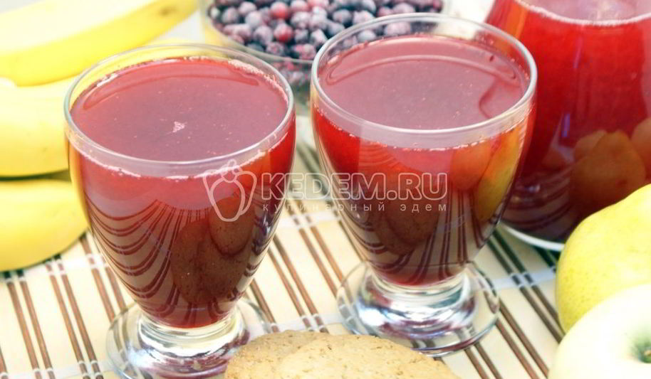 Рецепт брусничного морса