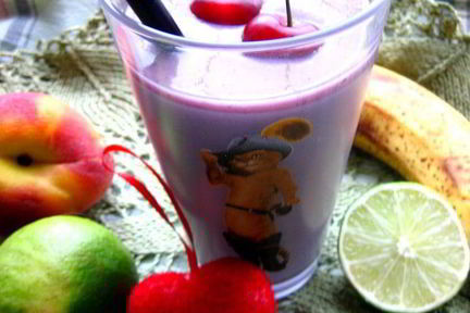 Банановый смузи с лаймом